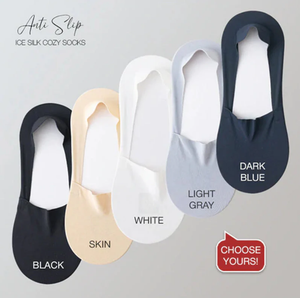 Anti Slip Ice Silk Cozy Socks