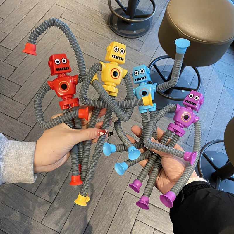 Telescopic Suction Cup Giraffe/Robot Toy