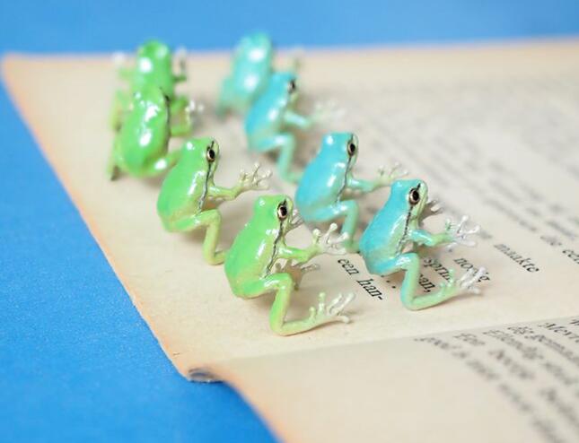 Tree Frog Ring & Earrings