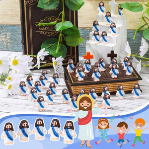 Mini Jesus Figurines With Jesus love You Slogan