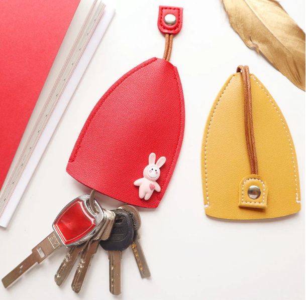 Cute PU Leather Key Bag