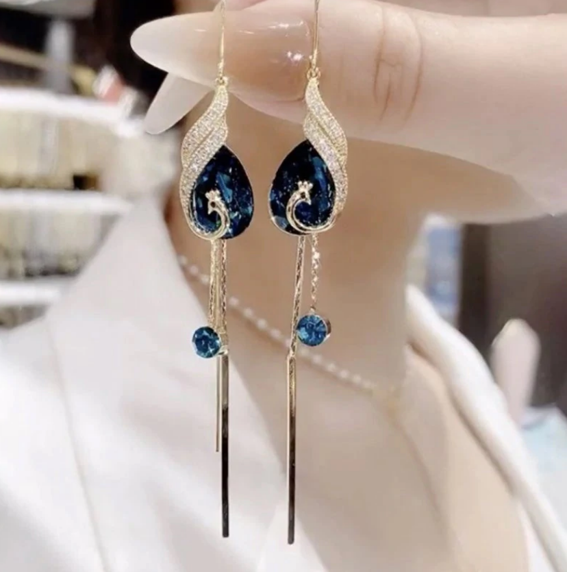 Peacock Earrings