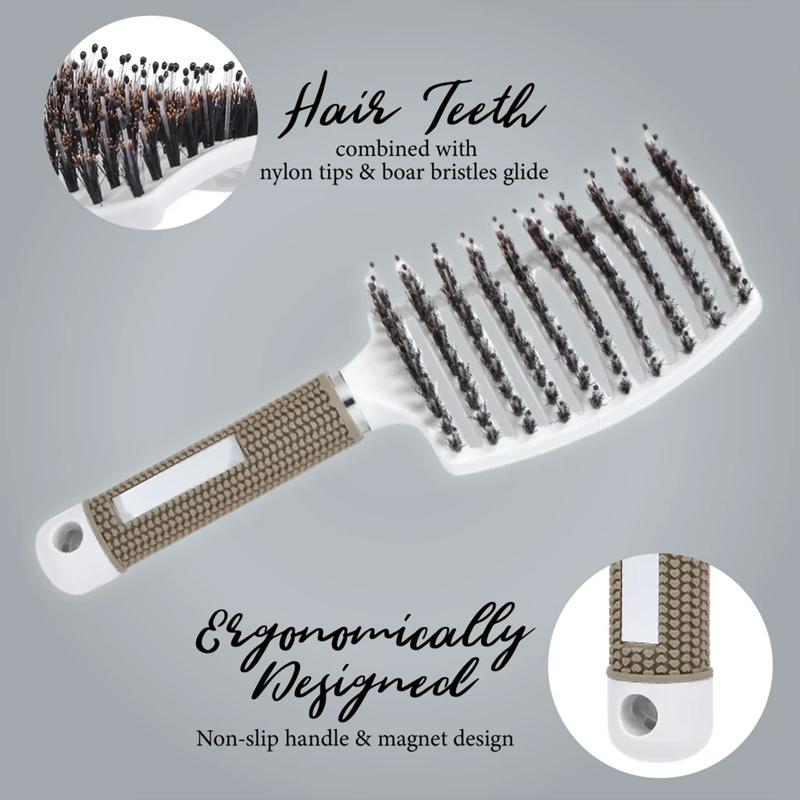 Smooth hair Detangling Nylon Brush