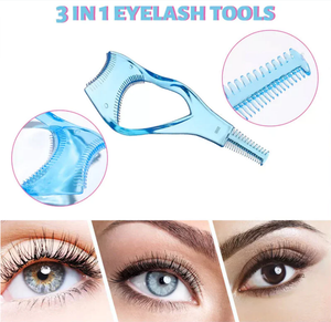 3 in 1 Eyelashes Tools Mascara Shield Applicator Guard