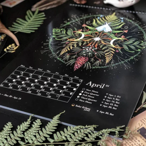 2024 Dark Forest Lunar Calendar