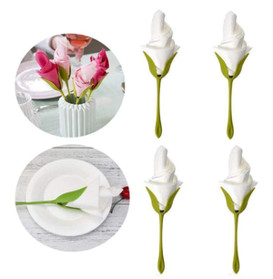 Bloom Napkin Holders For Tables(8 PCS 1 SET)