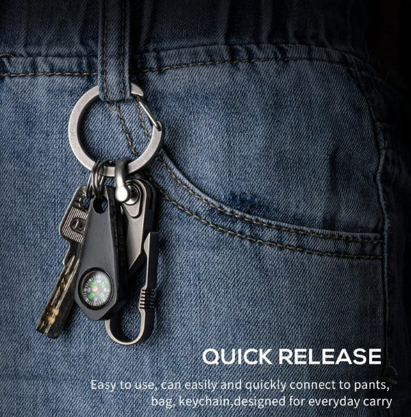 Carabiner Keychain Clip